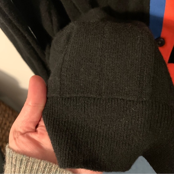 Kule The Sinclair Cashmere Button Cardigan in Black New with tags - Picture 11 of 13